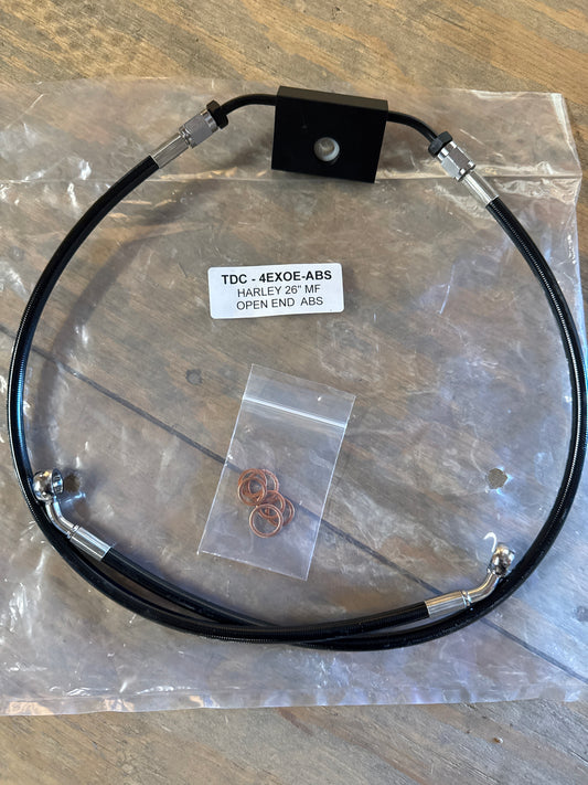 M8 SOFTAIL EXTENDED LOWER BRAKE LINE