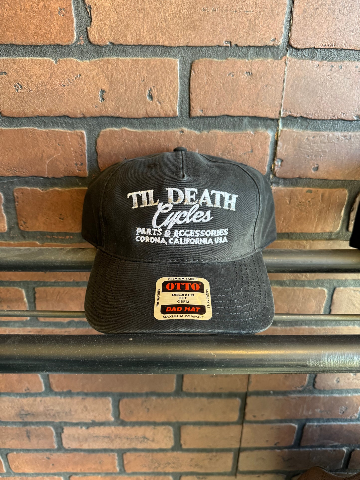 Til Death Cycles logo Dad hat