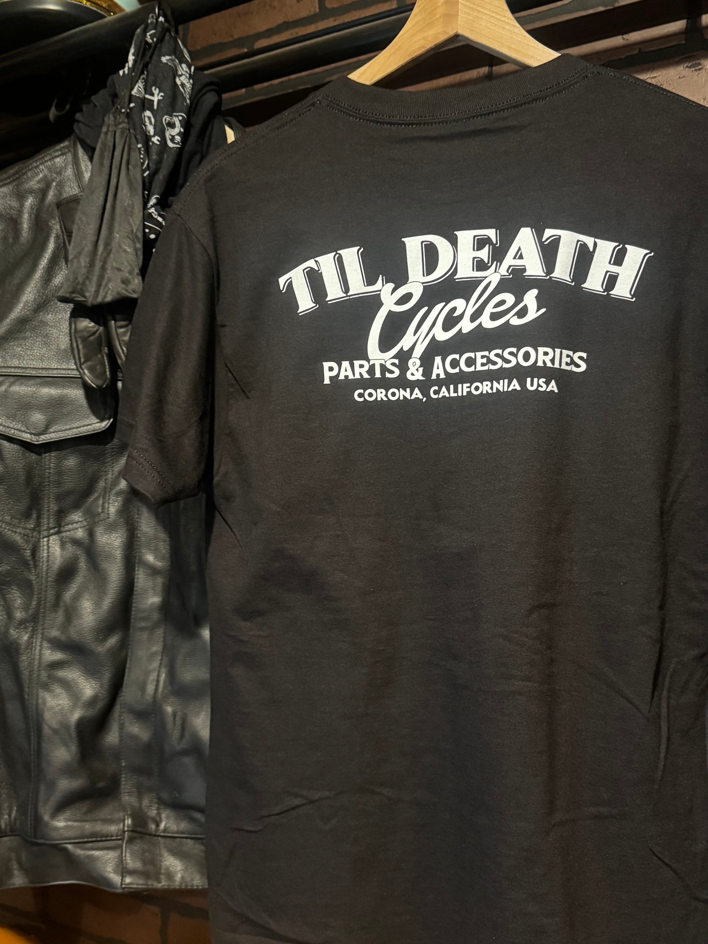 Til Death Cycles Panhead Tee