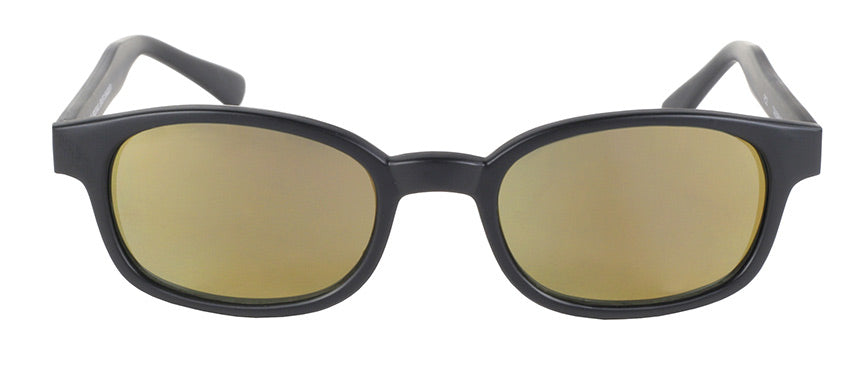 X-KD's - Matte Black w/ Gold Mirror Lens