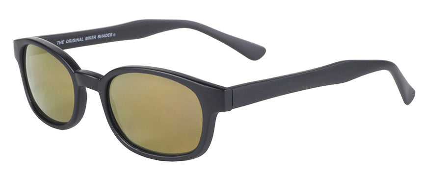 X-KD's - Matte Black w/ Gold Mirror Lens