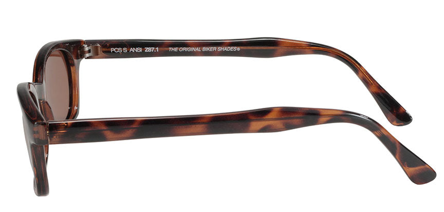 X-KD's - Dark Demi Frame/Amber Polarized