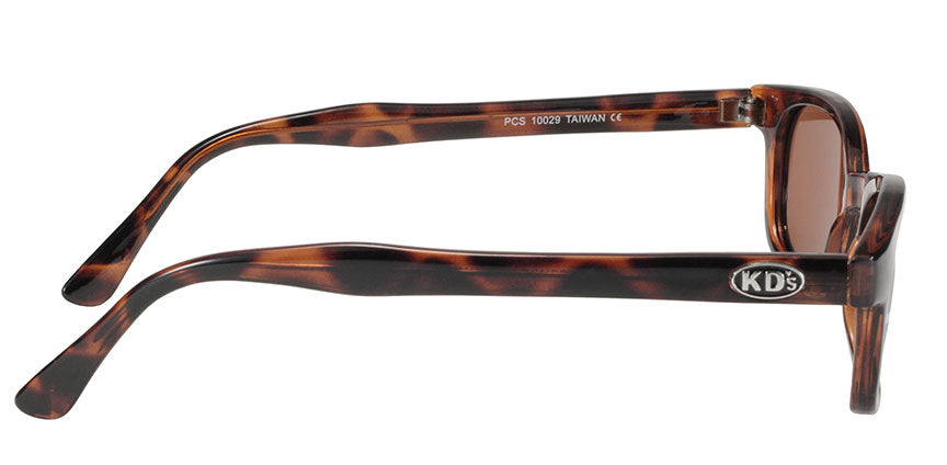 X-KD's - Dark Demi Frame/Amber Polarized