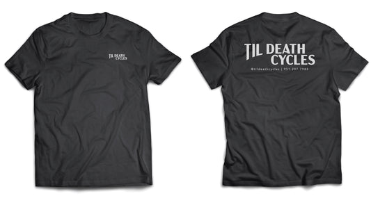 Til Death Cycles pocket tee