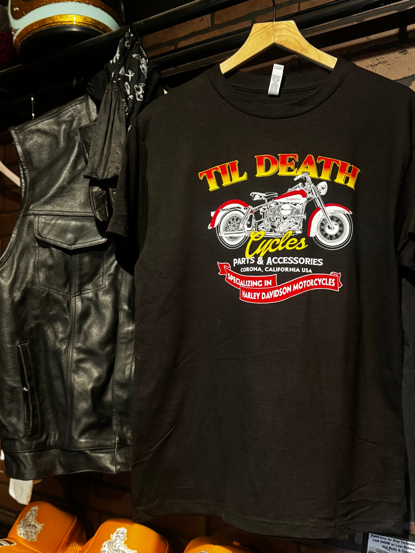 Til Death Cycles Panhead Tee