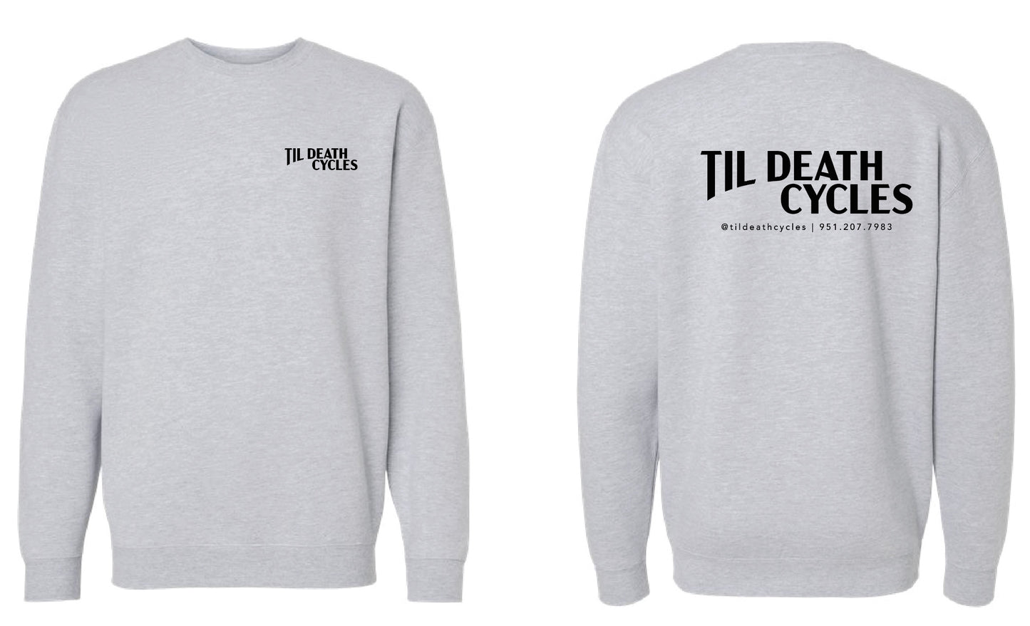 Til Death Vintage Crew Neck Sweatshirt