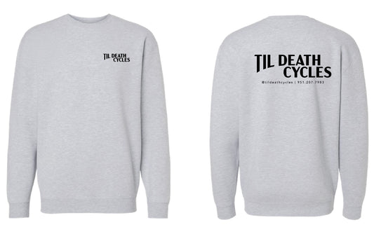 Til Death Vintage Crew Neck Sweatshirt