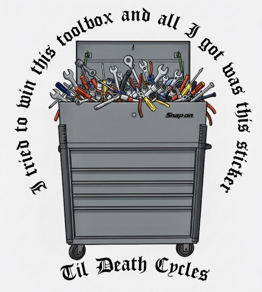 Snap-On toolbox giveaway sticker